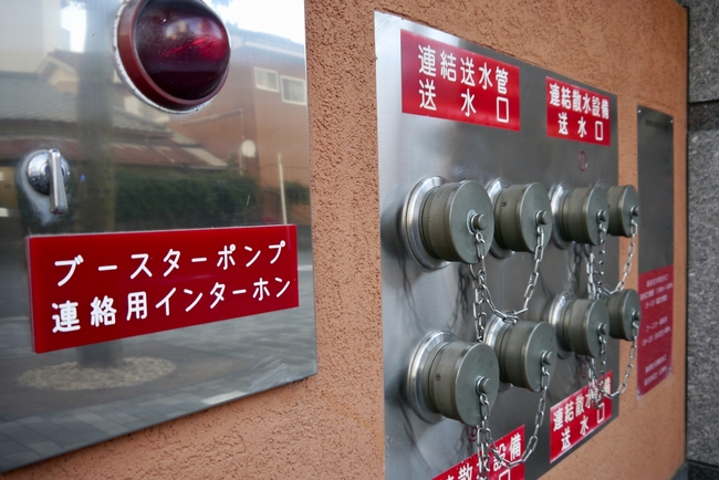 連結送水管耐圧試験・検査画像